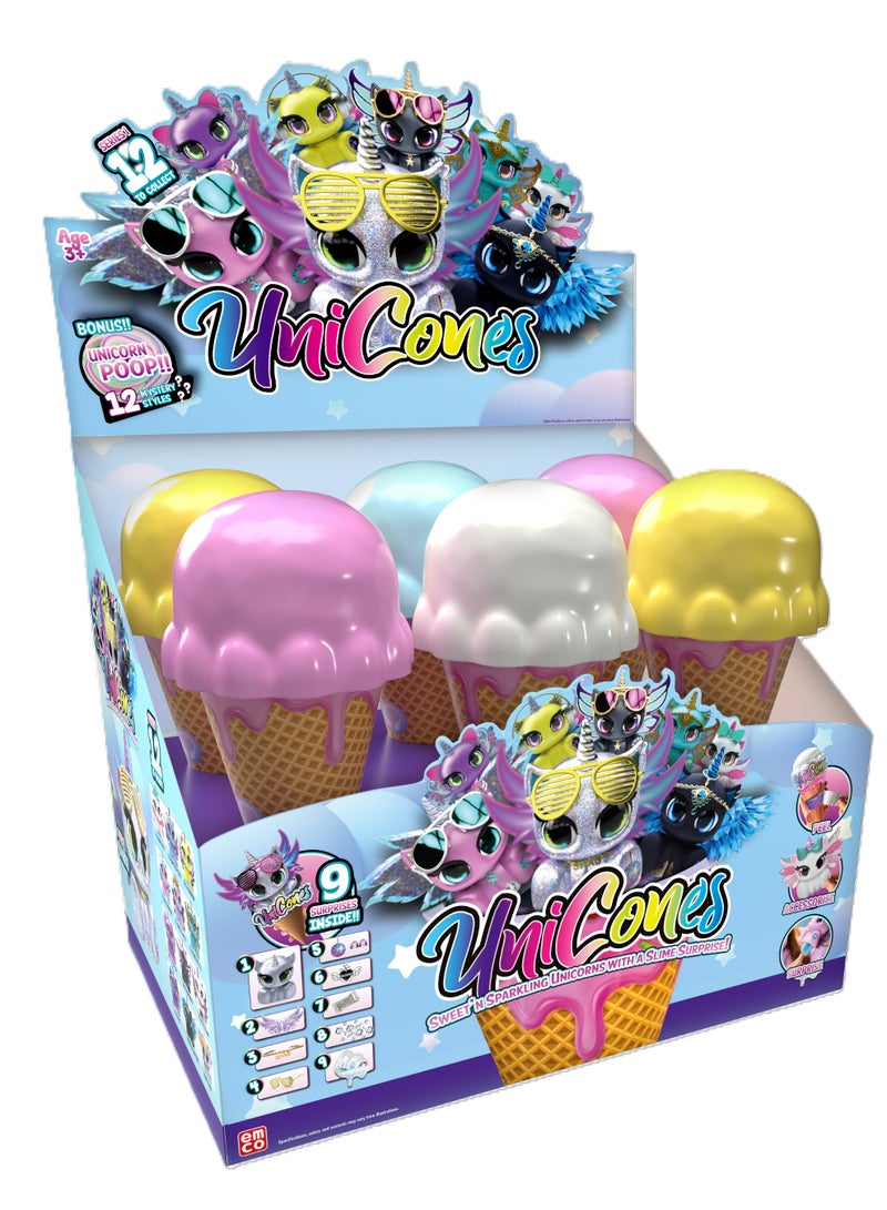 Emco Unicones Slime Surprise! - Series 2 Collectible Unicorn Toy - Image 1